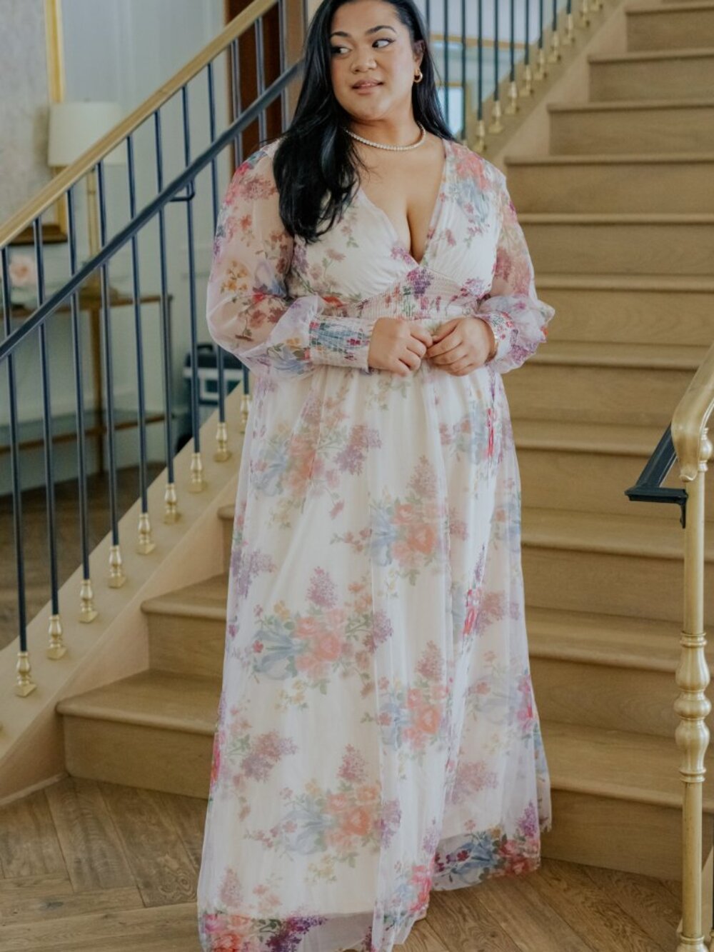 Baltic Born Layla Tulle Maxi Dress | Romantic Floral Size XLXL - Picture 5 of 6